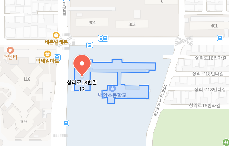 오시는 길 지도